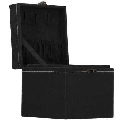 Papuošalų dėžutė juodos spalvos HA1044 12x12x12cm