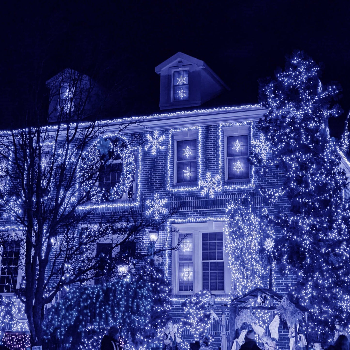 Kalėdinės lemputės CL4080 300 Led 15m, mėlyna, 8 apšvietimo funkcijos