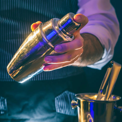 Barmeno rinkinys plaktuvas stovas  KI0010 11 vnt. sidabrinis