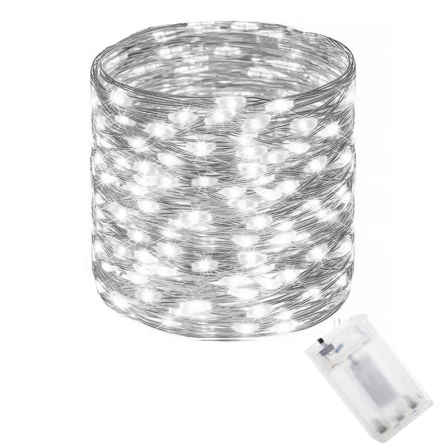 Kalėdinės lemputės CL0019 100 LED, šaltai balta, 9.9m