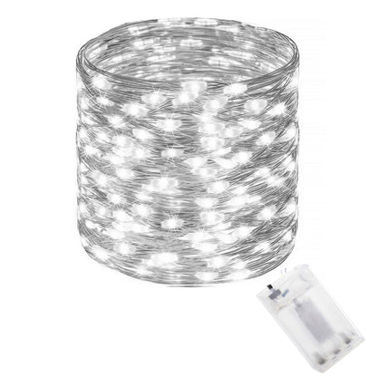 Kalėdinės lemputės CL0019 100 LED, šaltai balta, 9.9m