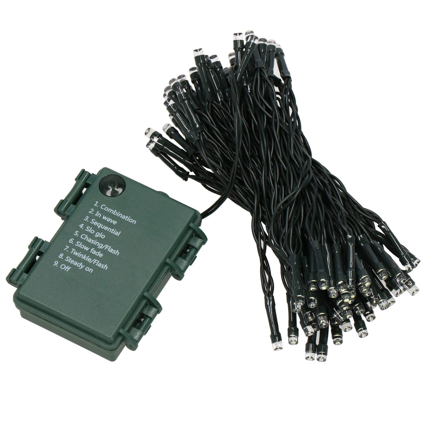 CL4031 LED kalėdinė girlianda 100 LED, šaltai balta, 10m