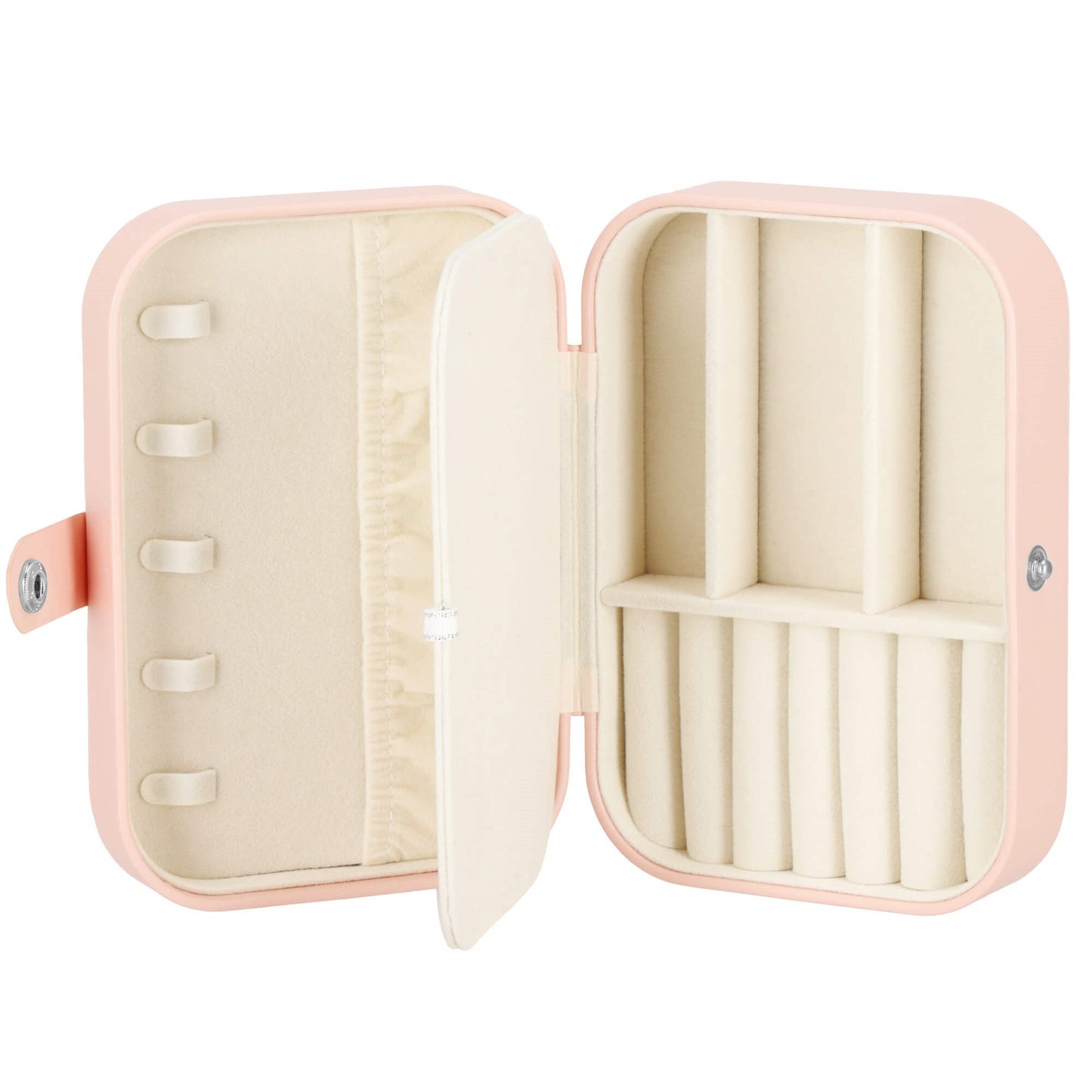 Papuošalų dėžutė rožinės spalvos HA1082 16x11,5x5 cm