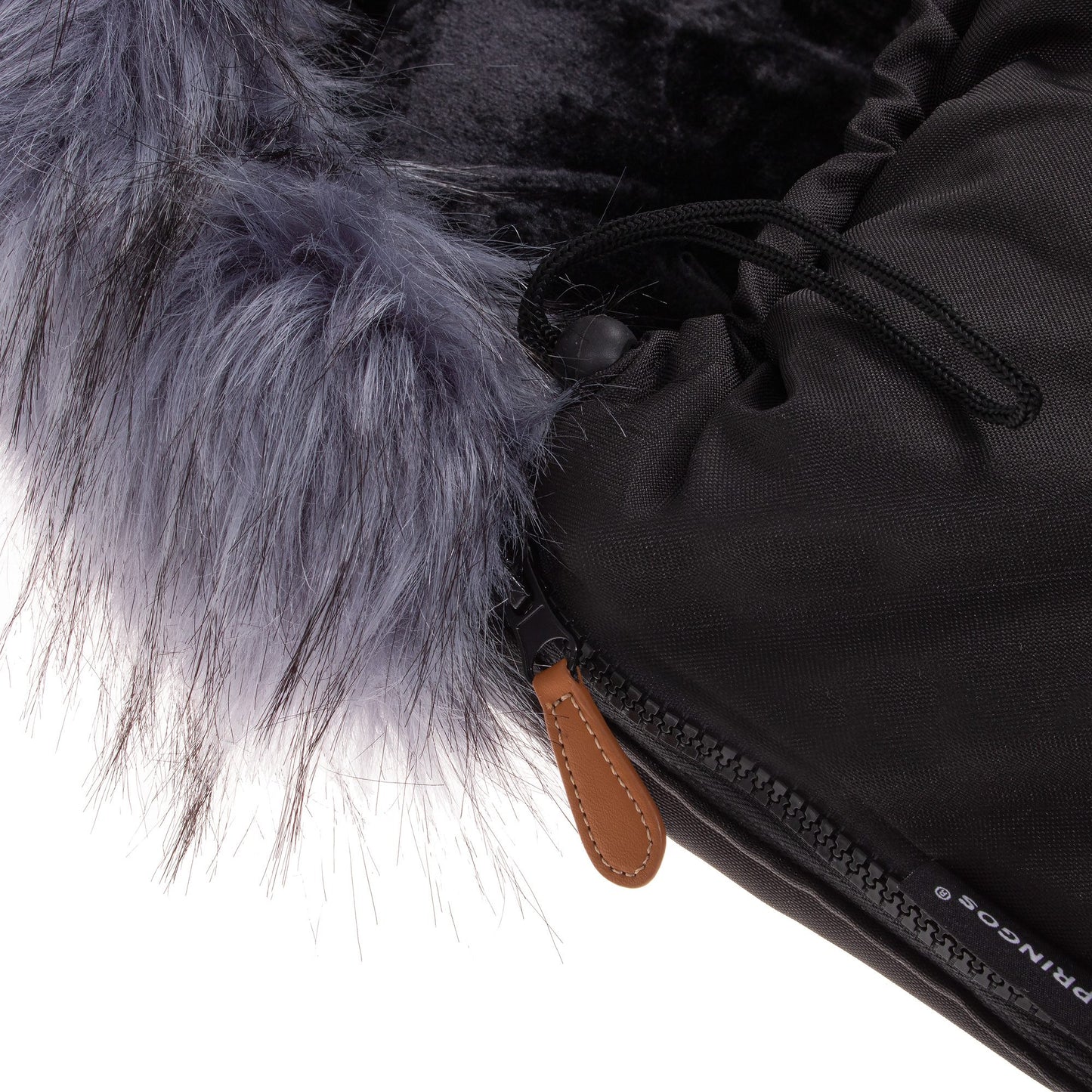 Vaikiškas miegmaišis SB0020, 4-in-1, vežimėliui, rogutėms ir lopšiui, 90 cm, juodas