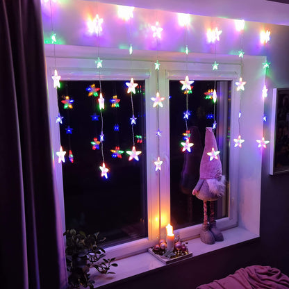 CL4008 Žvaigždių LED užuolaida