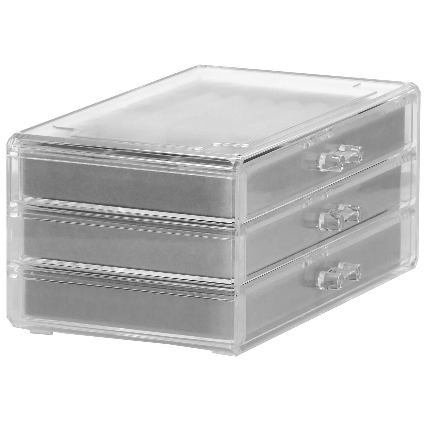 Papuošalų dėžutė pilkos spalvos HA1045 23x14x11cm