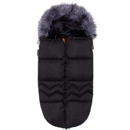 Vaikiškas miegmaišis SB0020, 4-in-1, vežimėliui, rogutėms ir lopšiui, 90 cm, juodas