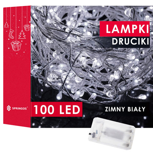 Kalėdinės lemputės su elementais CL0072 3m