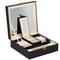 Papuošalų dėžutė juodos spalvos HA1031 25.3x25.3x8.5cm