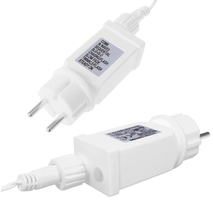 CL0501 Lauko girlianda varvekliai 500 LED, 20m, šilta balta, 8 programos