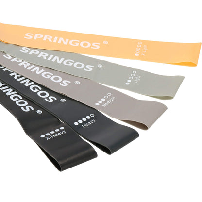 Mankštos pasipriešinimo juostų rinkinys, įvairiaspalvis – FA0132