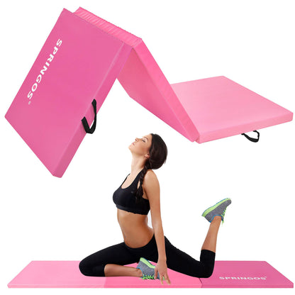 Gimnastikos kilimėlis  FA0140, 180 cm, rožinis