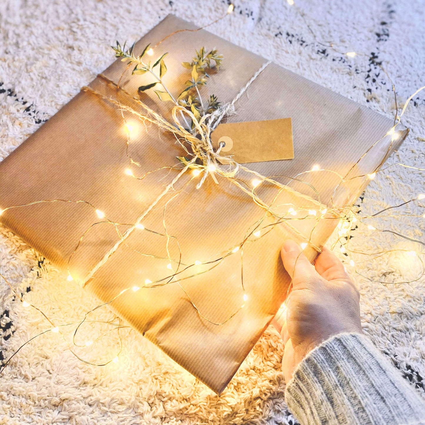 Kalėdų eglutės lemputės 100 Led 12 m, šilta balta