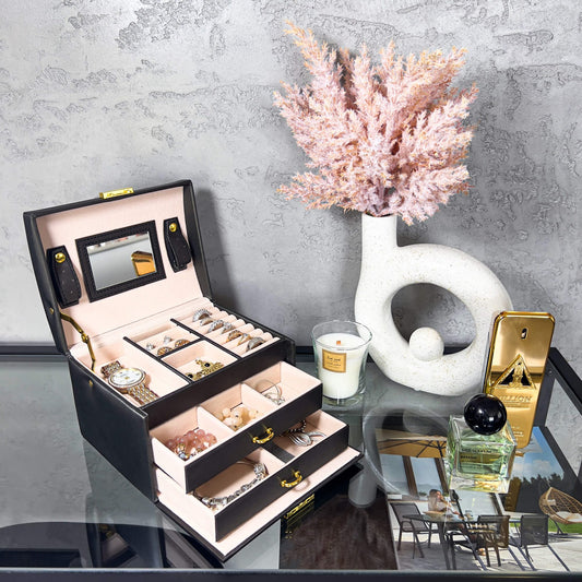 Papuošalų dėžutė rudos spalvos HA1029