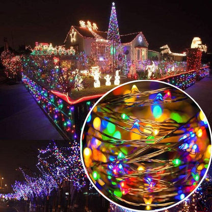 CL0021 LED kalėdinė girlianda 100 LED, spalvota, 9,9m