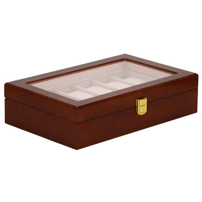 Medinė laikrodžio dėžutė HA1069 31,5x20x8cm