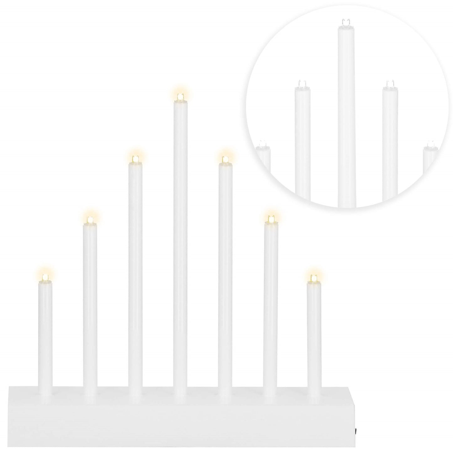 CL0851 DEKORATYVINIS LED ŽVAKIŲ STOVAS