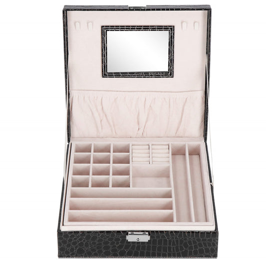 Papuošalų dėžutė HA1075 26,5x26,5x8,5cm