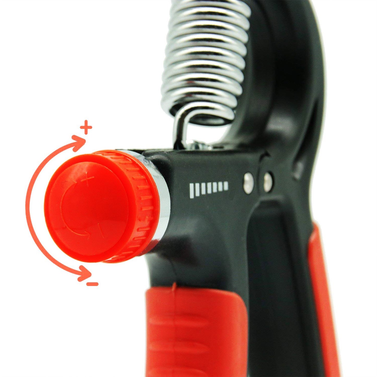 Rankų treniruoklis su reguliuojamu pasipriešinimu  FA0034 20-50 kg pilka-juoda su oranžiniu elementu