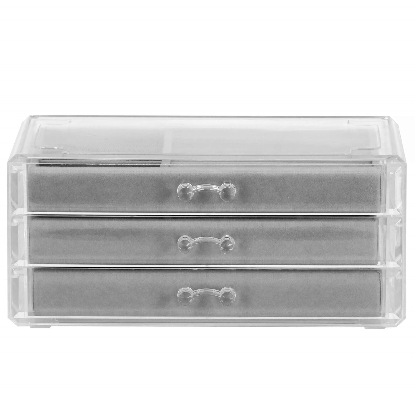 Papuošalų dėžutė pilkos spalvos HA1045 23x14x11cm