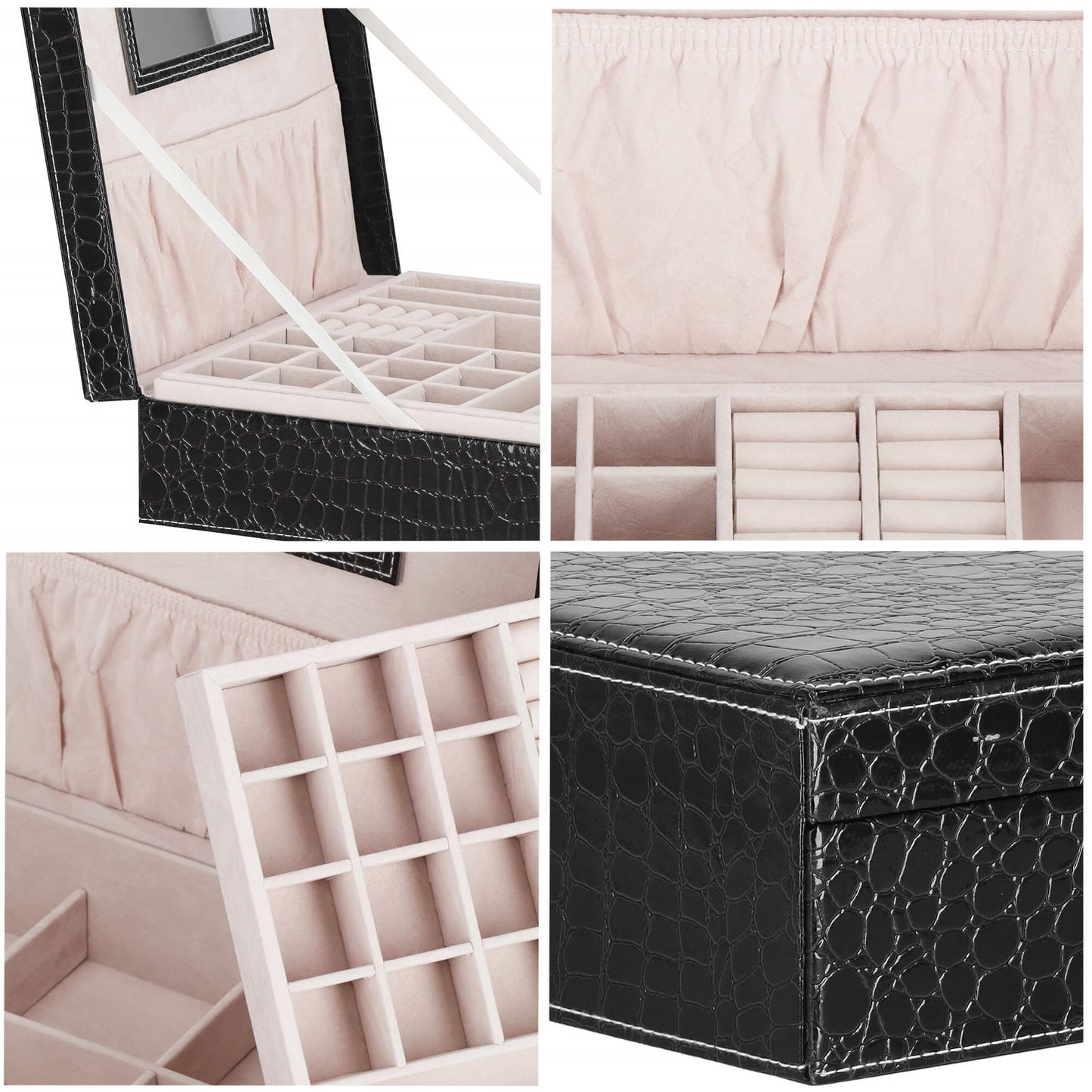 Papuošalų dėžutė HA1075 26,5x26,5x8,5cm