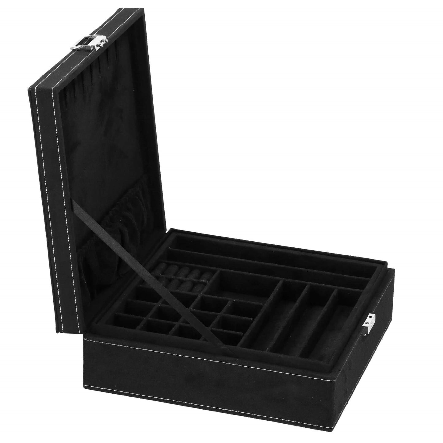 Papuošalų dėžutė juodos spalvos SV1046 26x26x8cm