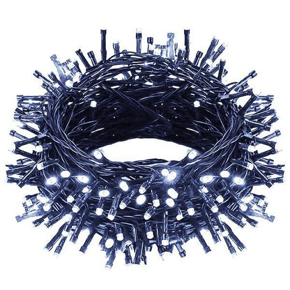 Kalėdinės lemputės CL1000 1000 Led 50 m, šaltai balta, 8 apšvietimo funkcijos