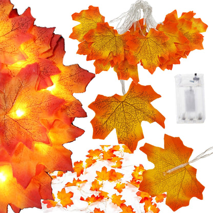 Šviesos dekoracija 20 LED lapelių CL4064, 3xAA