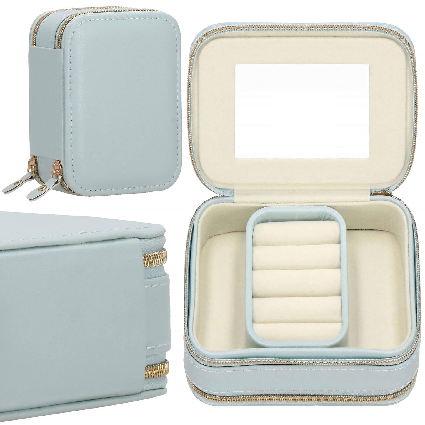 Papuošalų dėžutė mėlynos spalvos HA1035 11,5x8,5x5cm