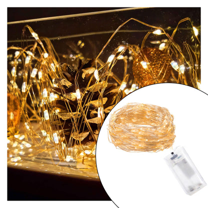 CL0005 Micro girlianda 20 LED, šilta balta, 9m