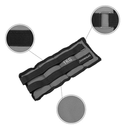 Riešų ir kulkšnių svoriai  FA0006, 2x 2kg