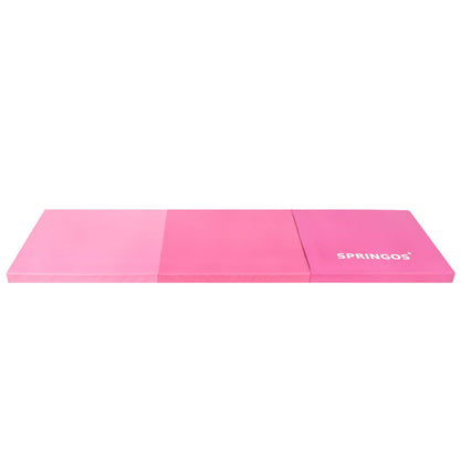 Gimnastikos kilimėlis  FA0140, 180 cm, rožinis