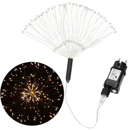 Kalėdų eglutės lemputės žvaigždė, šilta balta CL0117