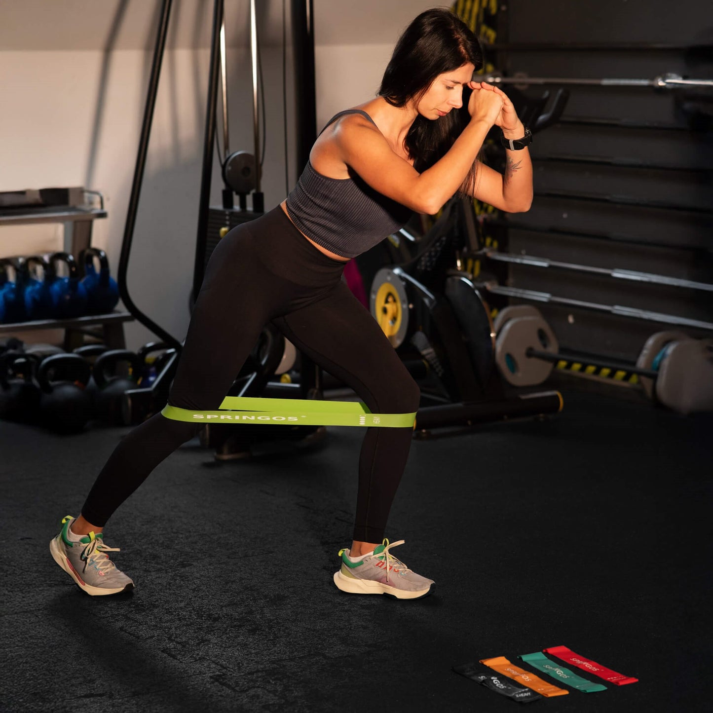 Fitneso pasipriešinimo juostų rinkinys  PB0012 5 vnt 60 cm