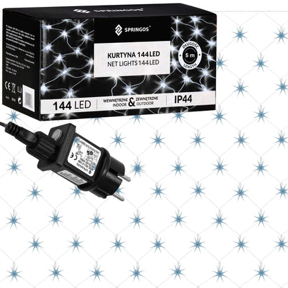 Kalėdinės lemputės  CL4109 144 Led 2 x 2 m
