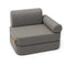 Maža vidinė/lauko kišeninė sofa vaikams - Clay Taupe