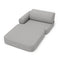 Maža vidinė / lauko kišeninė sofa vaikams - rūko pilka