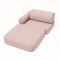 Maža vidinė / lauko kišeninė sofa vaikams - Rožinė Dune Rožinė
